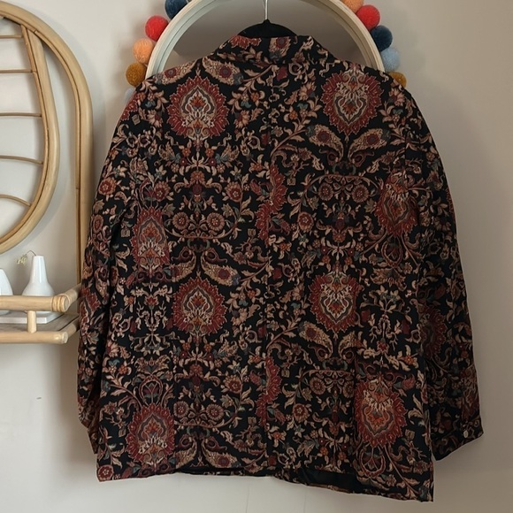 Vintage Nexx Silk Shacket Button Down Jacket - Picture 6 of 6